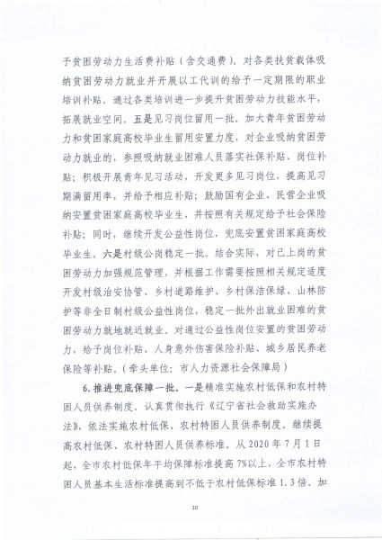 关于印发《铁岭市2020年脱贫攻坚实施方案》的通知_10