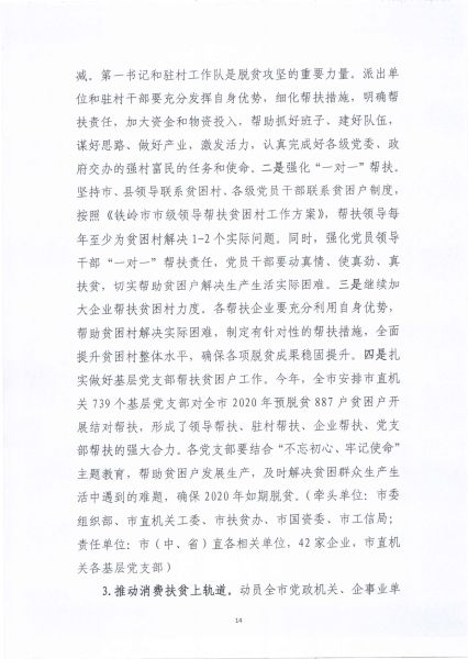 关于印发《铁岭市2020年脱贫攻坚实施方案》的通知_14